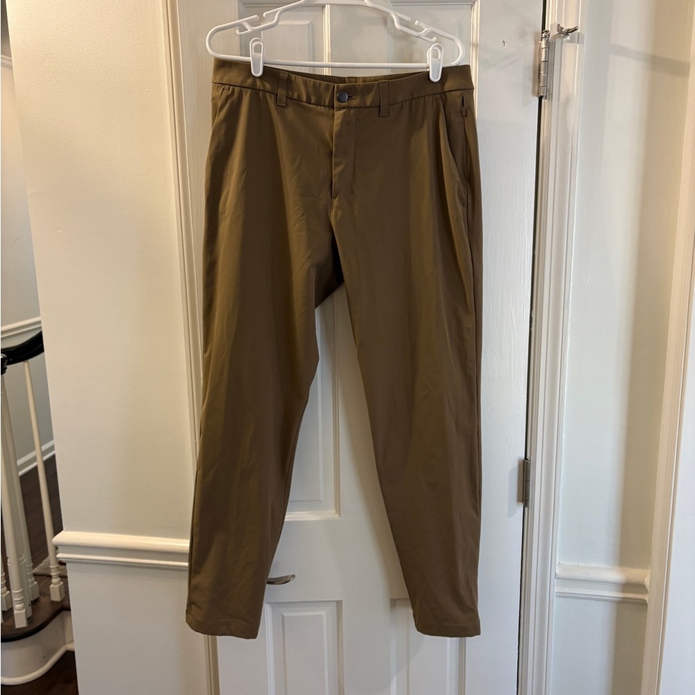 Lululemon Men's Brown ABC Pants 34/30 Slim